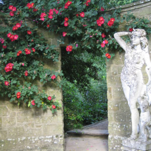 PASHLEY MANOR GARDENS Diana The Huntress And Roses By Kate Wilson Lscap